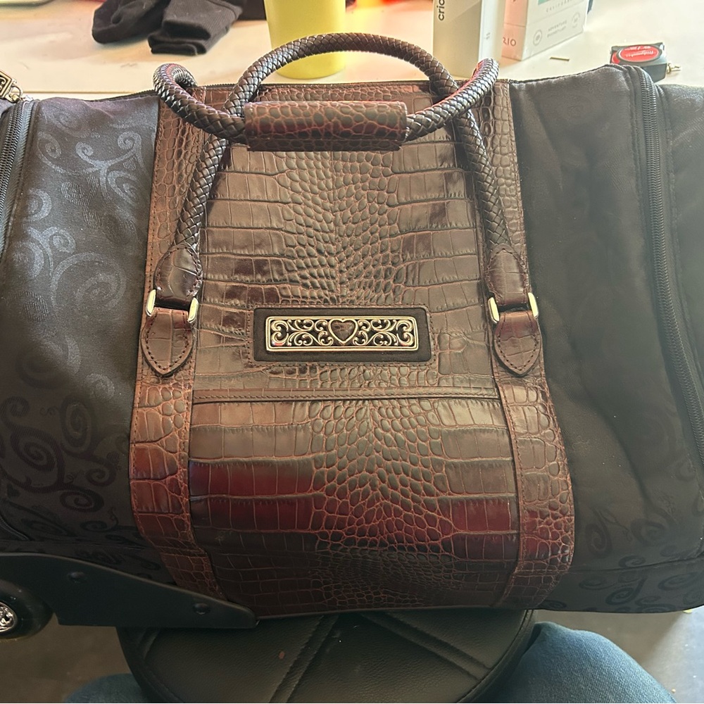 Brighton Travel Collection - Vintage Rolling Duffle Carry On